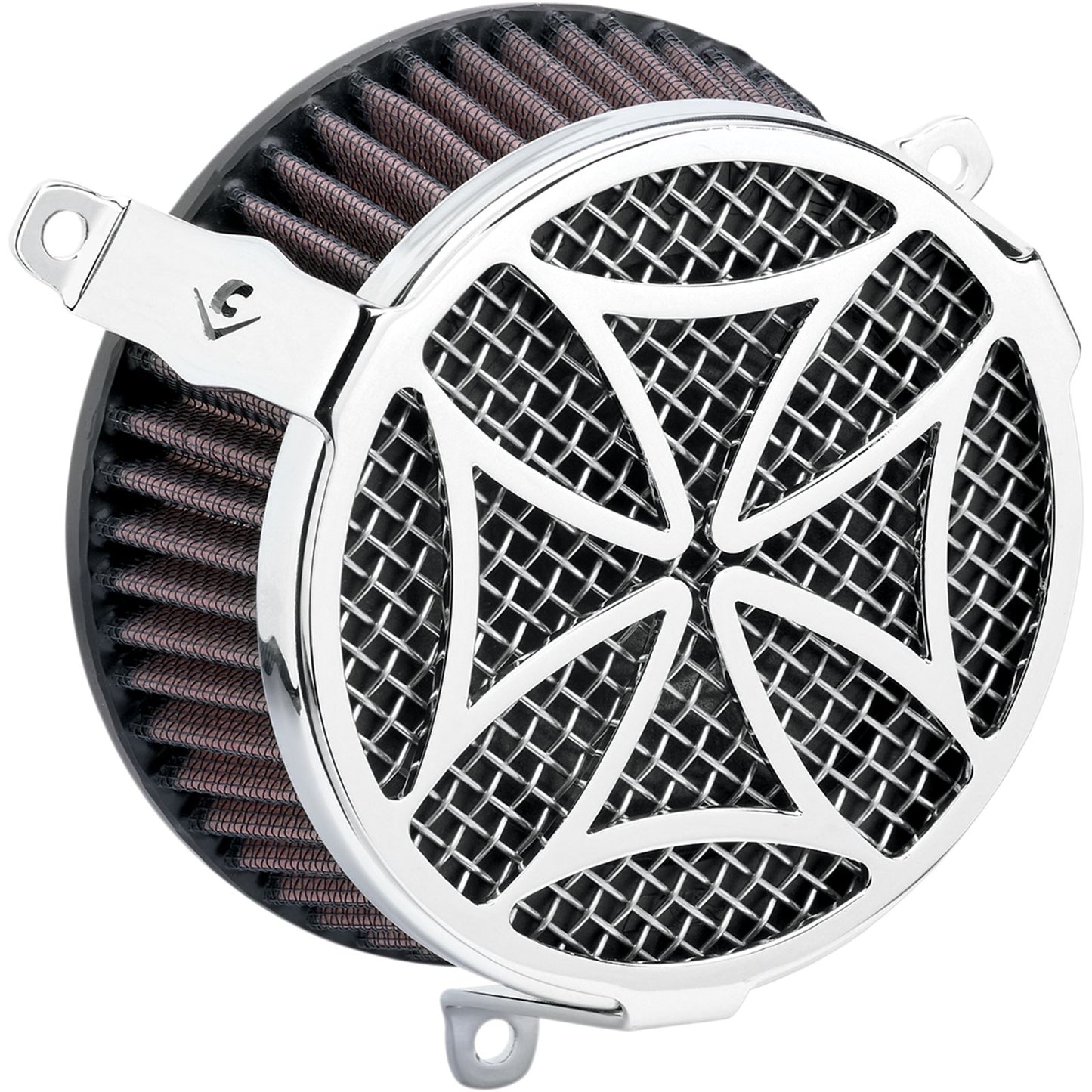 Cobra Air Filter - Cross - XL - Chrome 606-0103-02-SB_1103544