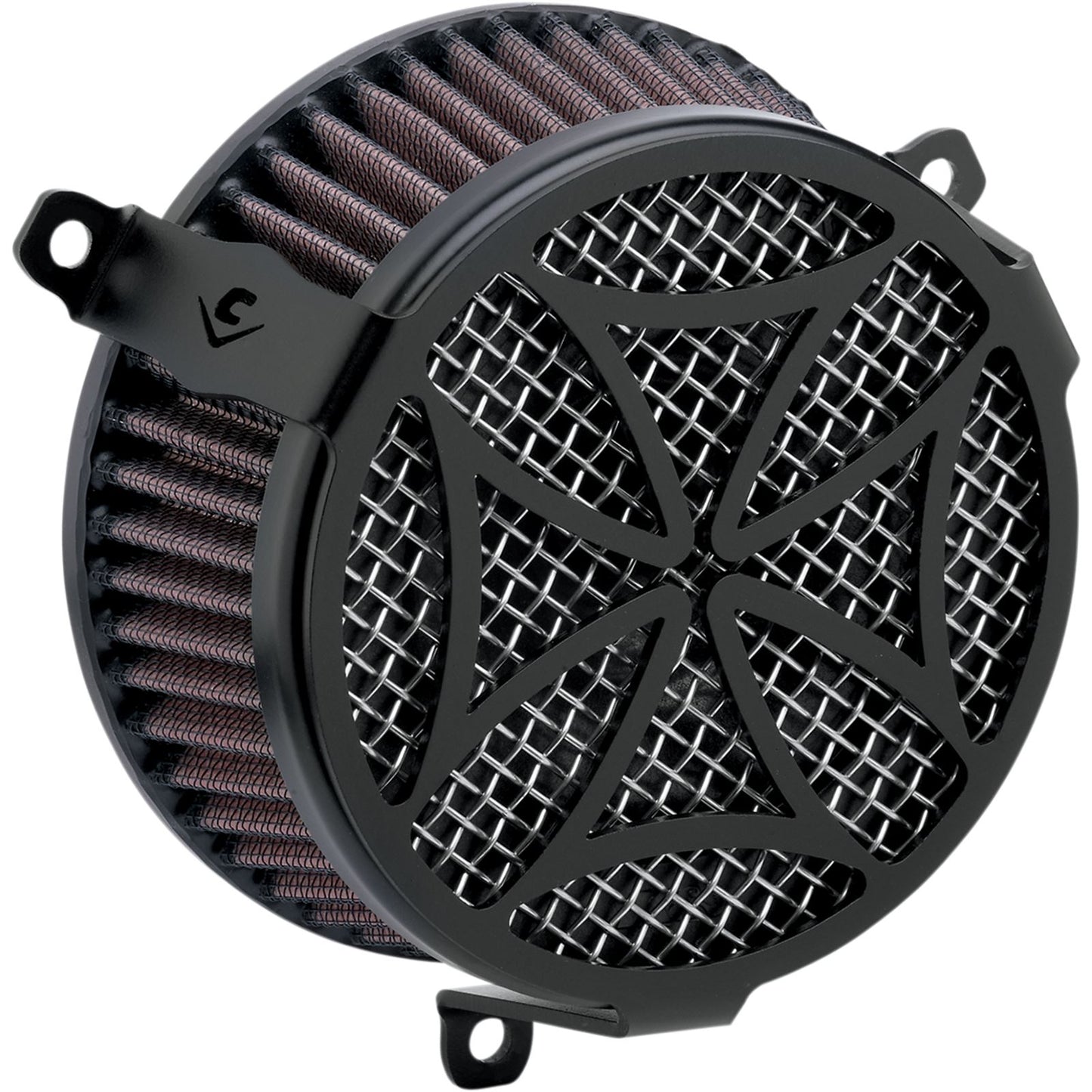 Cobra Air Filter - Cross - Black For Harley XL Models  '04-20 606-0103-02B-SB_1103546