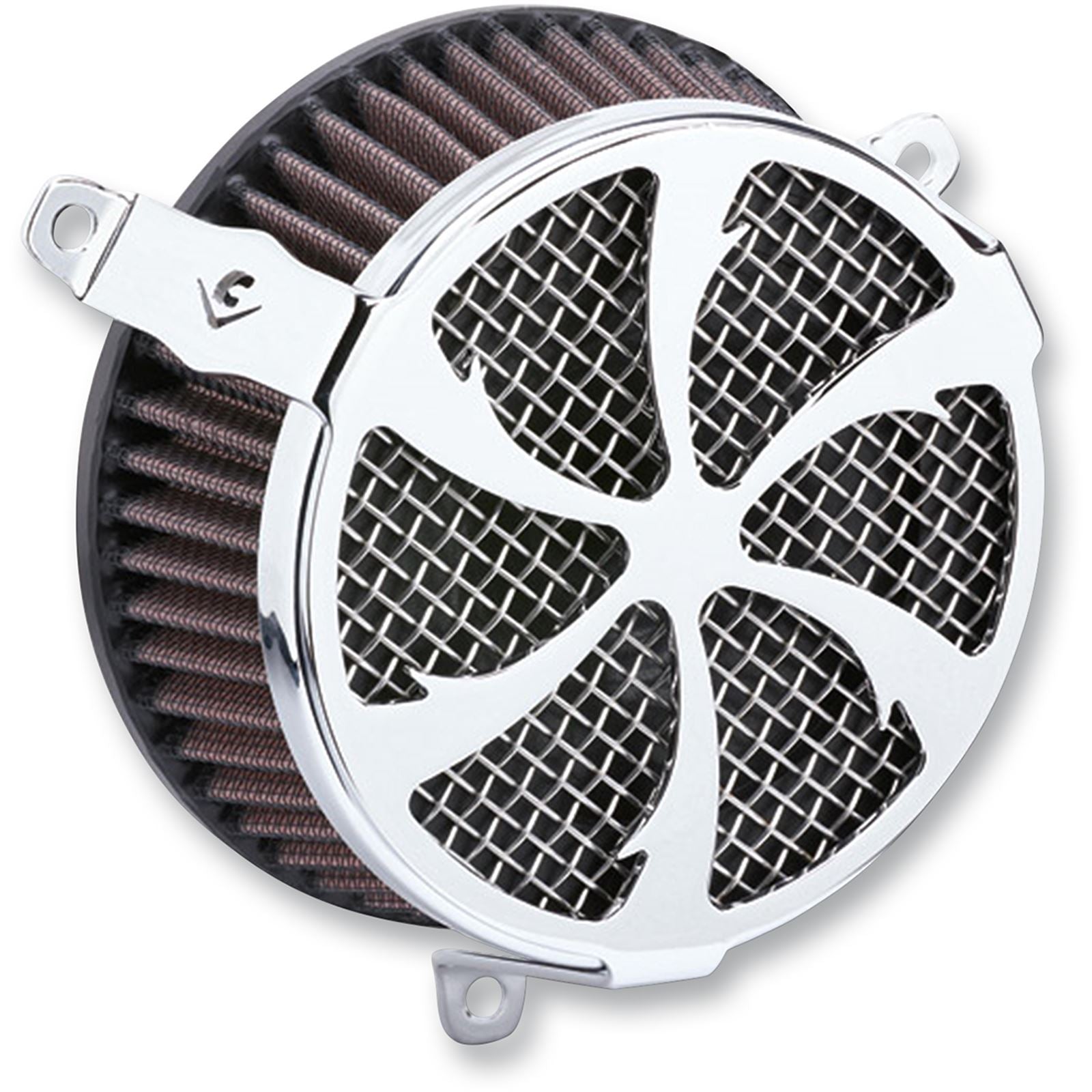 Cobra Air Filter - Swept - Chrome 606-0101-01-SB_1103610