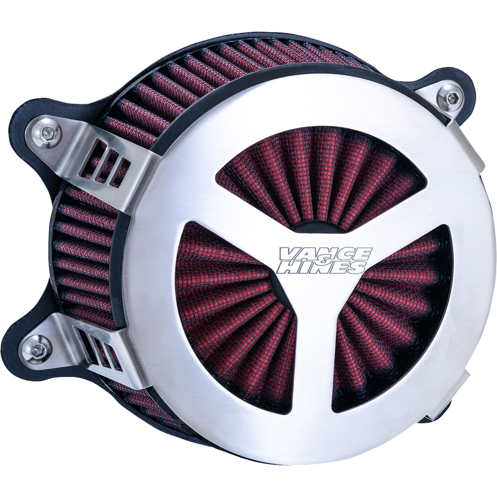 Vance And Hines VO2 Radiant III Air Cleaner - Brushed 71454_1079832