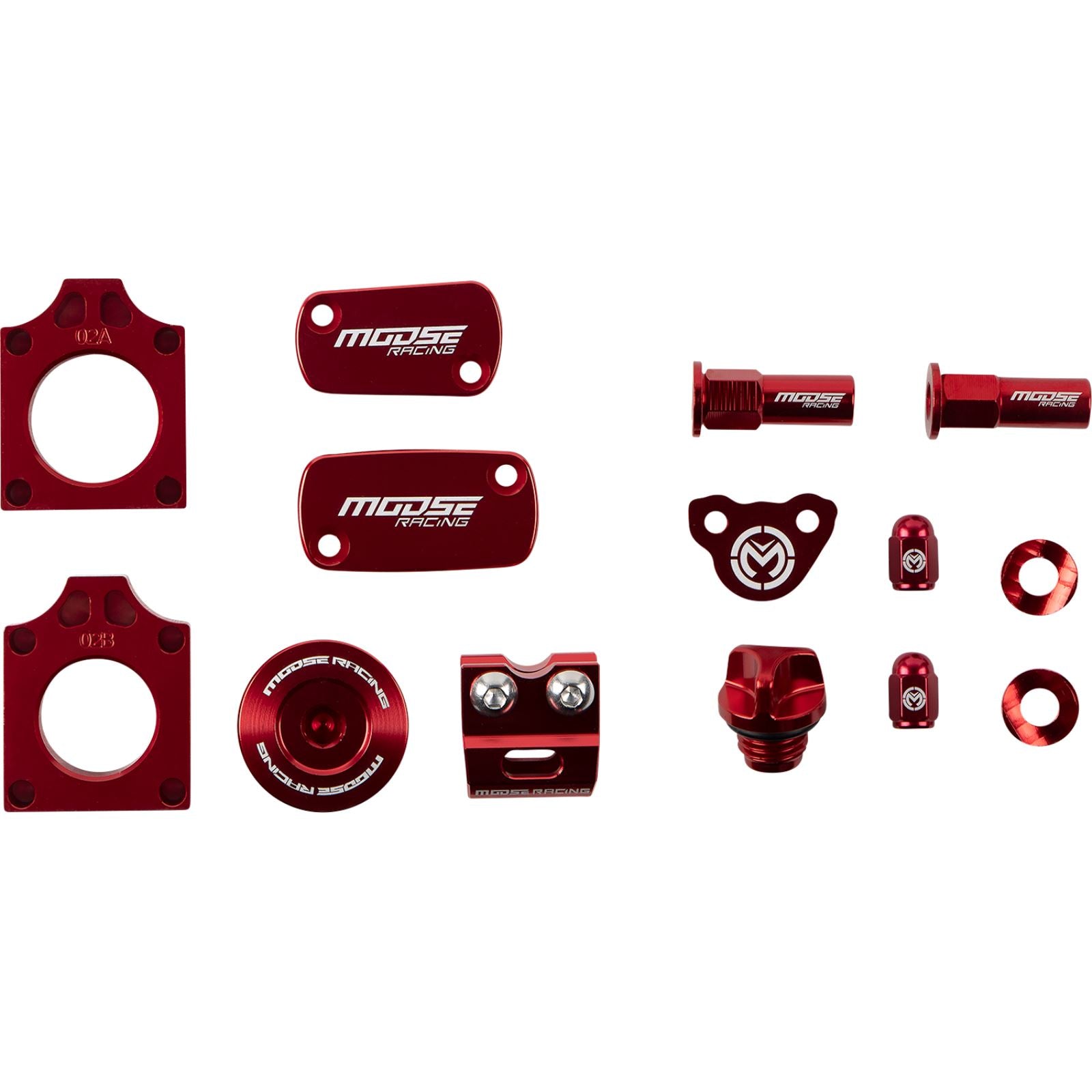 Moose Offroad Bling Kit for Honda CRF450R/RX - Red M57-1009R_1146511