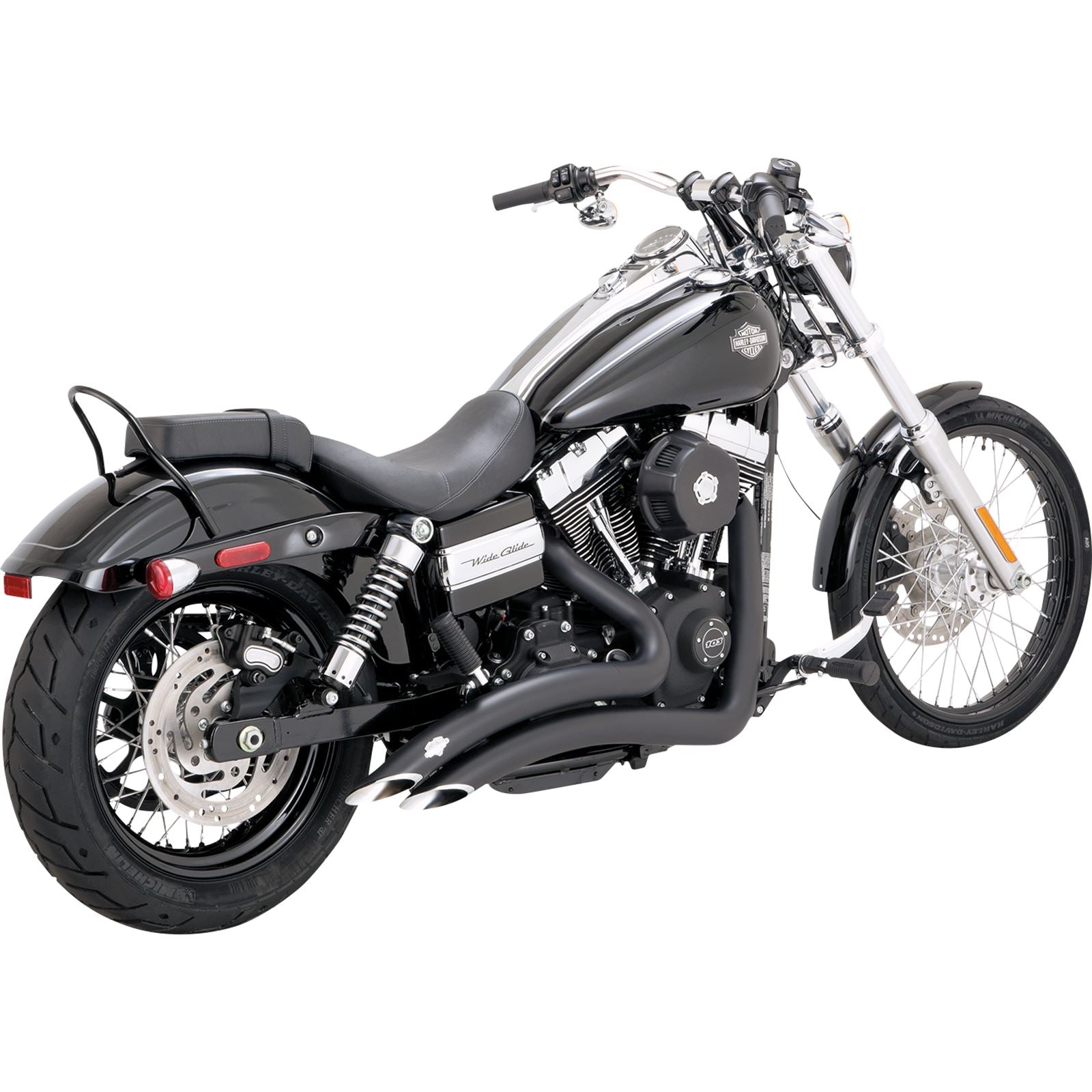 Vance And Hines Big Radius Exhaust System - Black for Harley-Davidson 43371_1079898