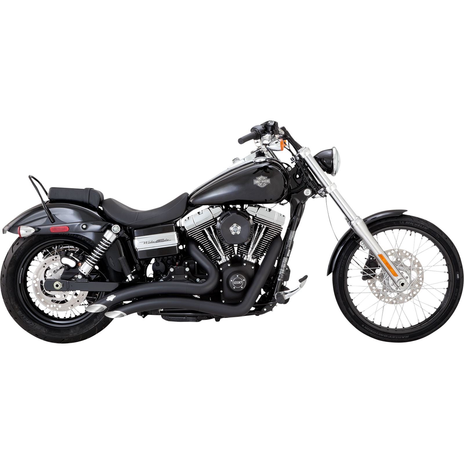 Vance And Hines Big Radius Exhaust System - Black for Harley-Davidson 43371_1079899