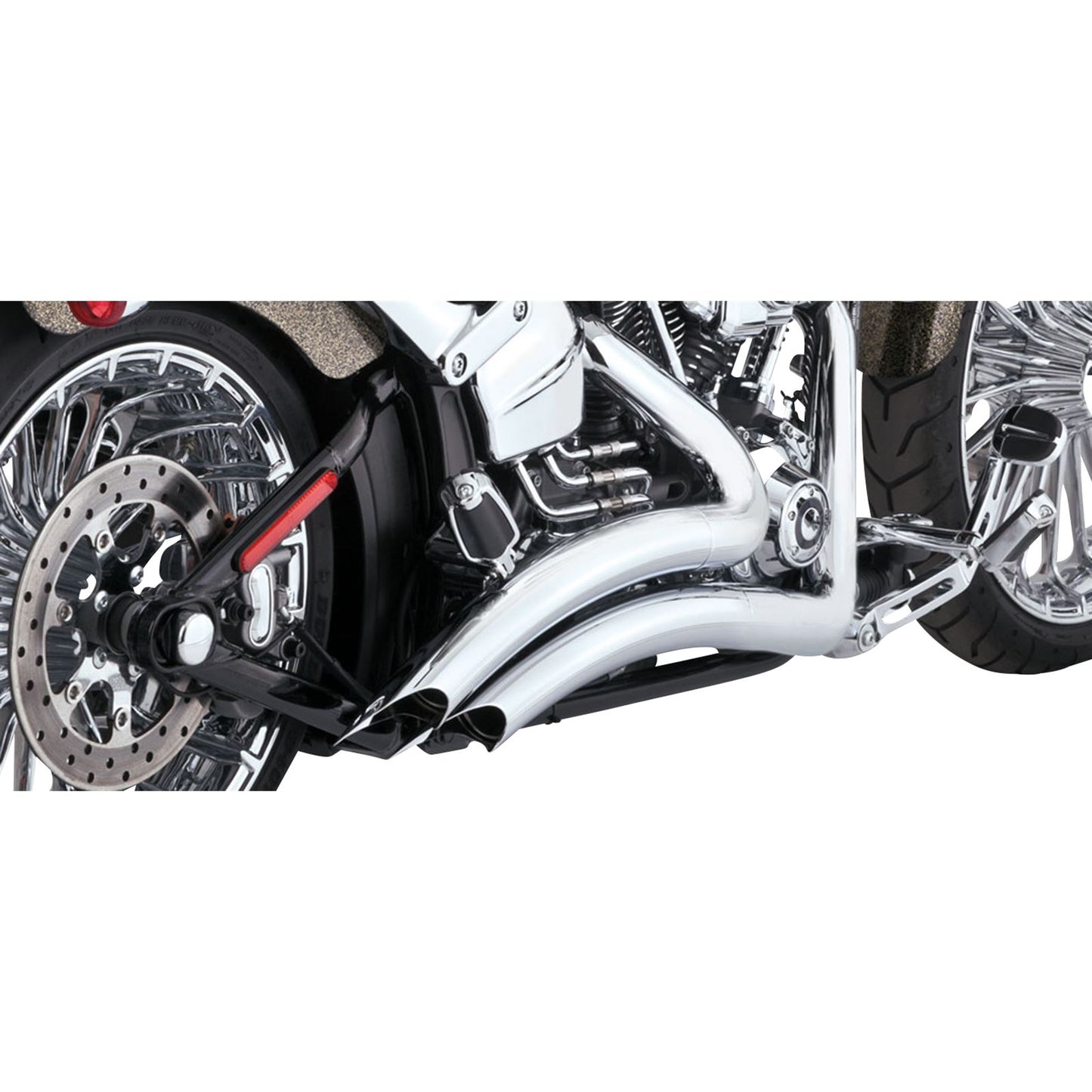 Vance And Hines Big Radius Exhaust System - Chrome for Harley-Davidson 26365_1079902