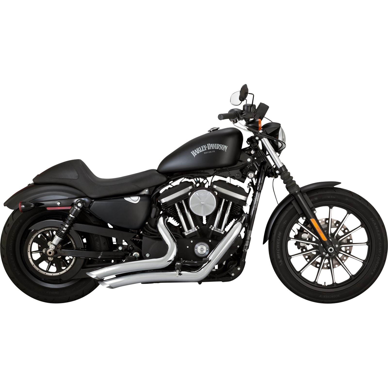 Vance And Hines Big Radius Exhaust System - Chrome for Harley-Davidson 26367_1079907