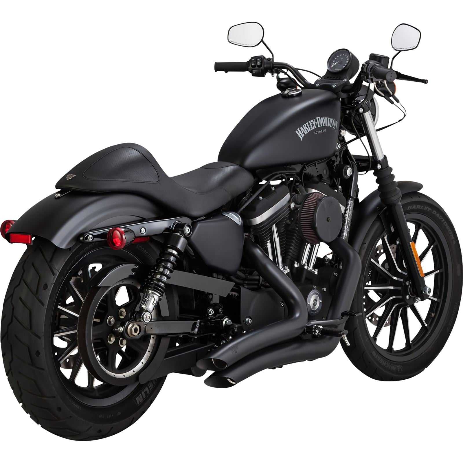 Vance And Hines Big Radius Exhaust System - Black for Harley-Davidson 46367_1079908