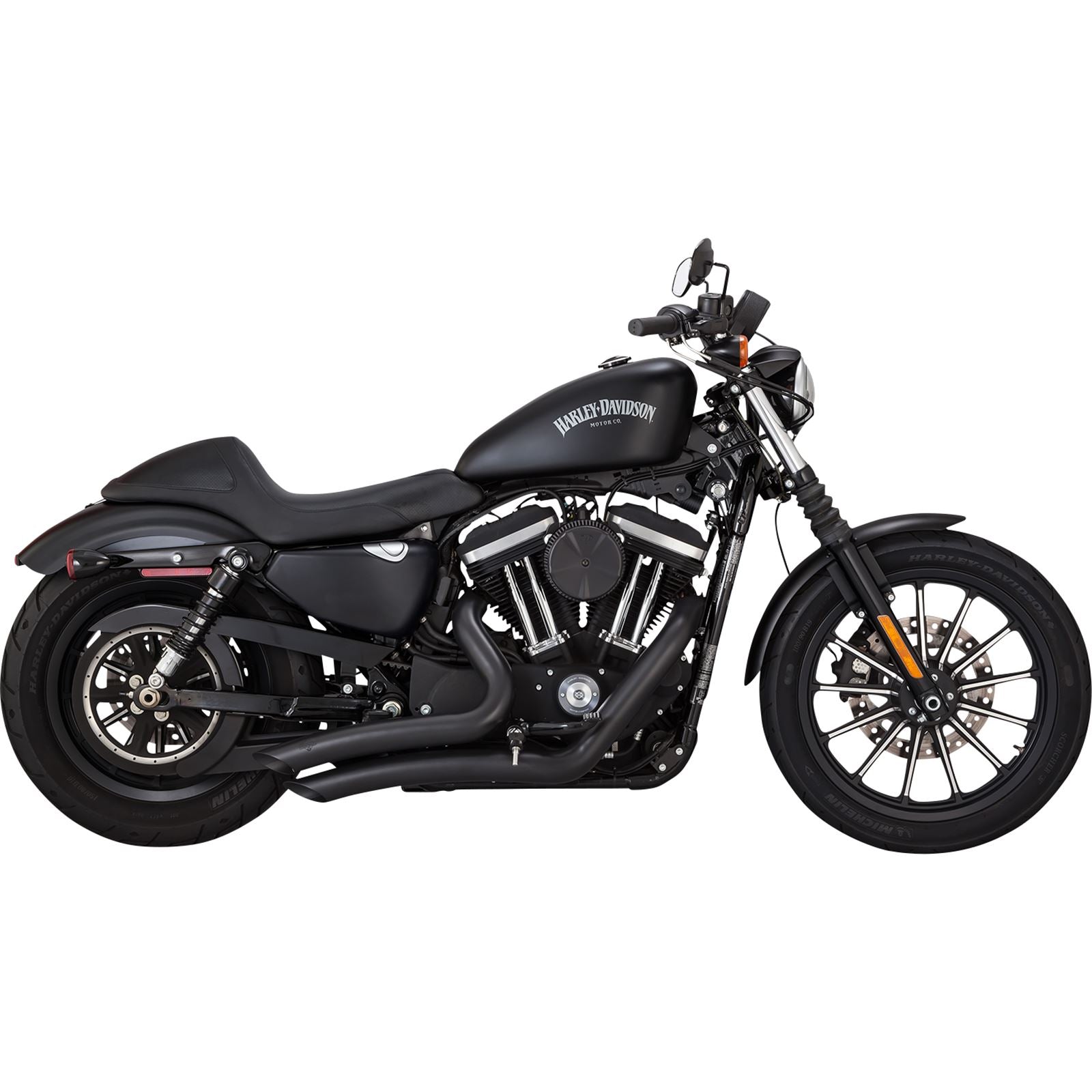 Vance And Hines Big Radius Exhaust System - Black for Harley-Davidson 46367_1079909