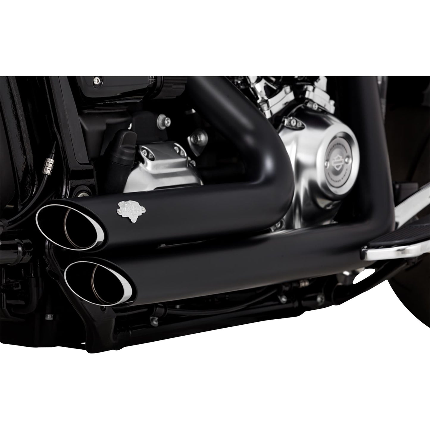 Vance And Hines Short Shot Staggered Exhaust System - Black 47335_1079871