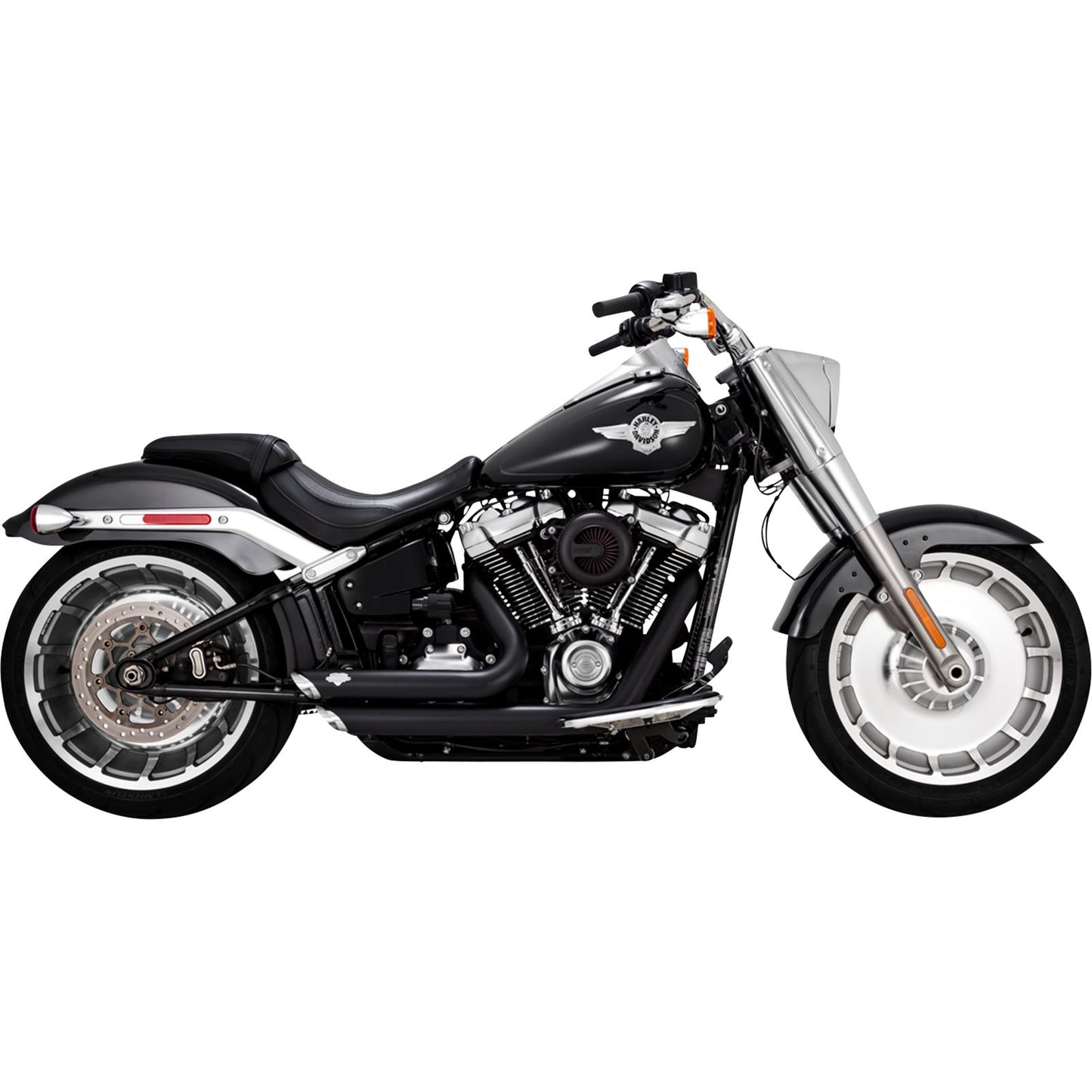 Vance And Hines Short Shot Staggered Exhaust System - Black 47335_1079872