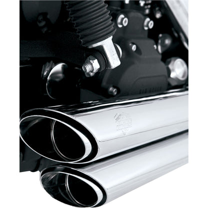 Vance And Hines Short Shot Staggered Exhaust System - Chrome 17317_1079885