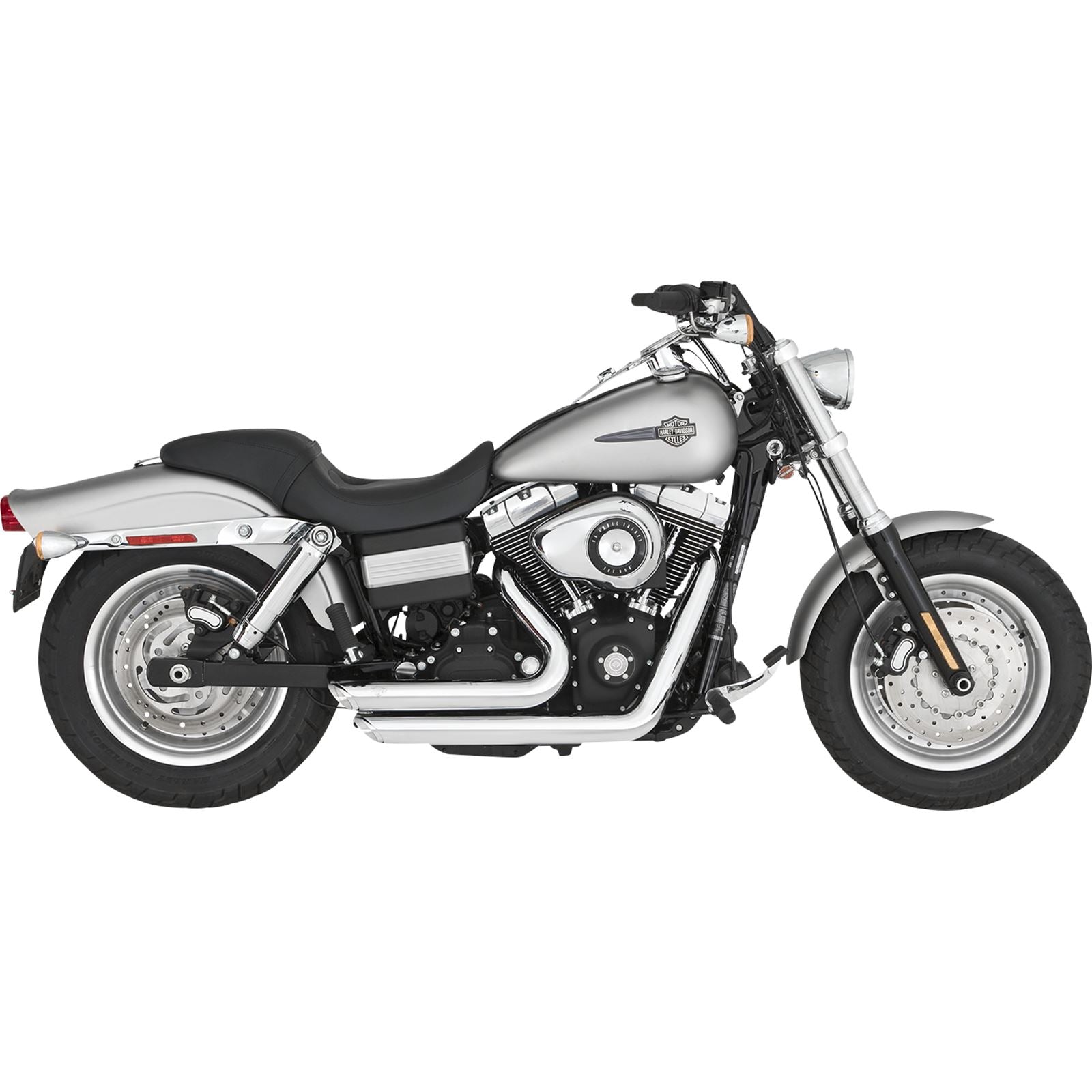 Vance And Hines Short Shot Staggered Exhaust System - Chrome 17317_1079814