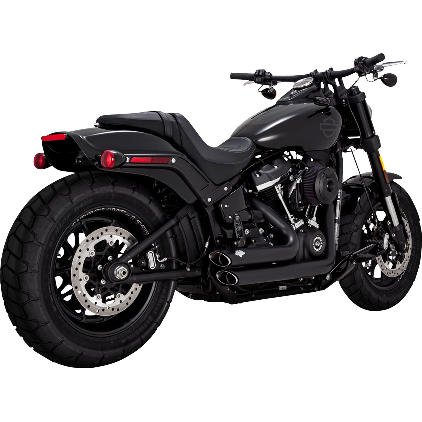 Vance And Hines Short Shot Staggered Exhaust System - Black 47333_1079923