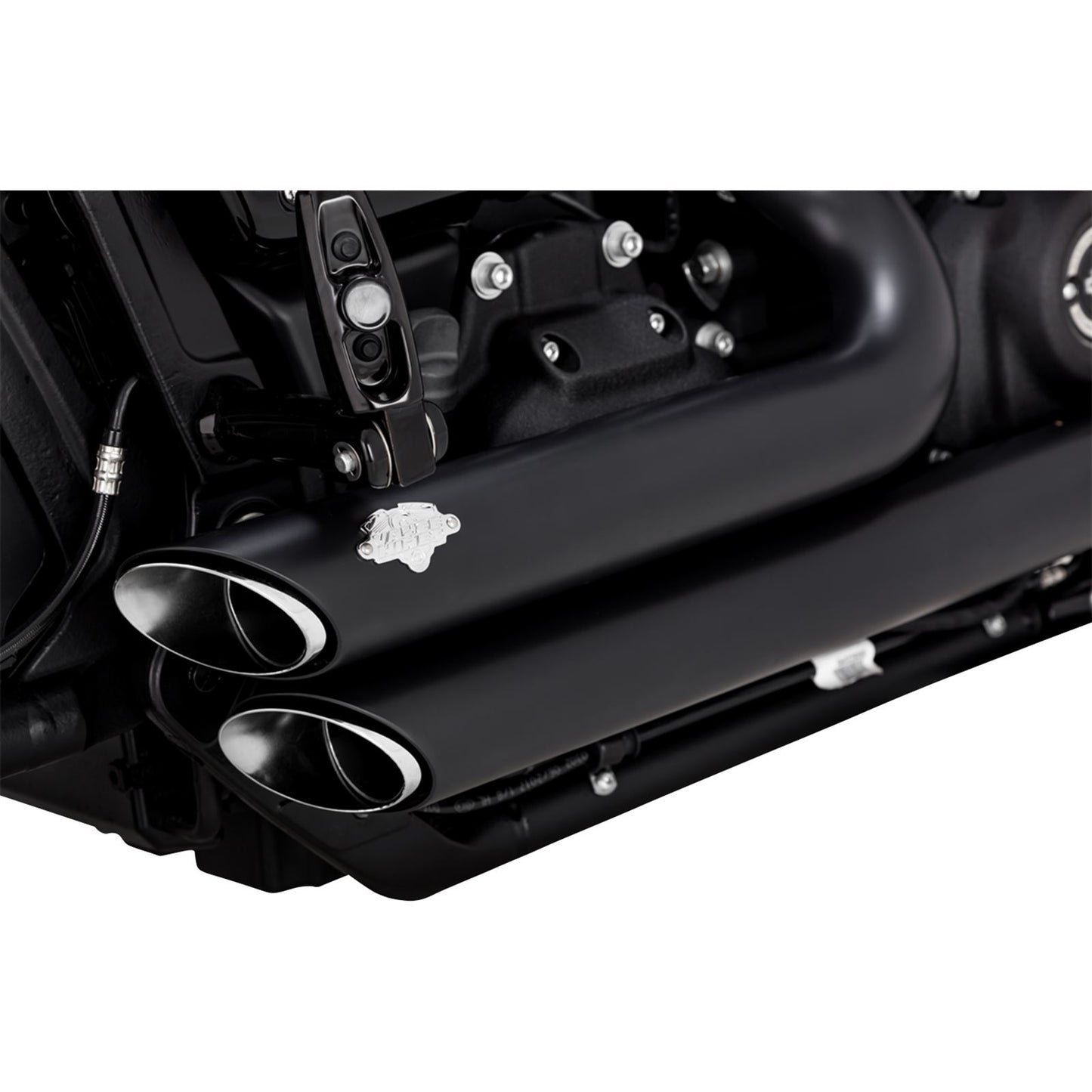 Vance And Hines Short Shot Staggered Exhaust System - Black 47333_1079922