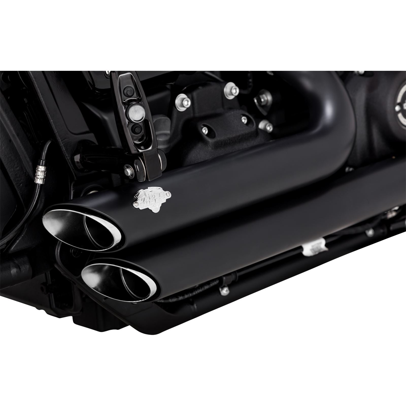 Vance And Hines Short Shot Staggered Exhaust System - Black 47333_1079922