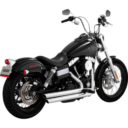 Vance And Hines Big Shots Staggered Exhaust System - Chrome 17338_1079920