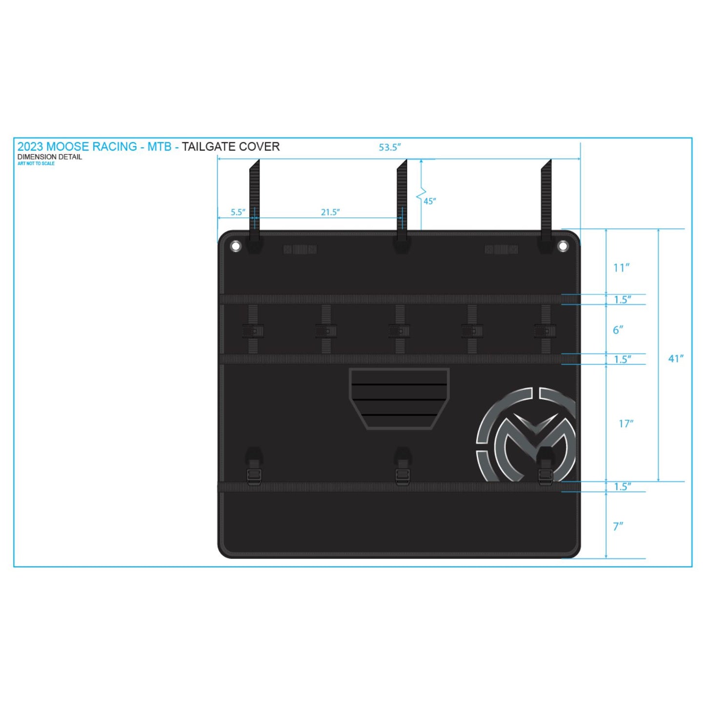 Moose Offroad Tailgate Cover 3930-0026_1149040