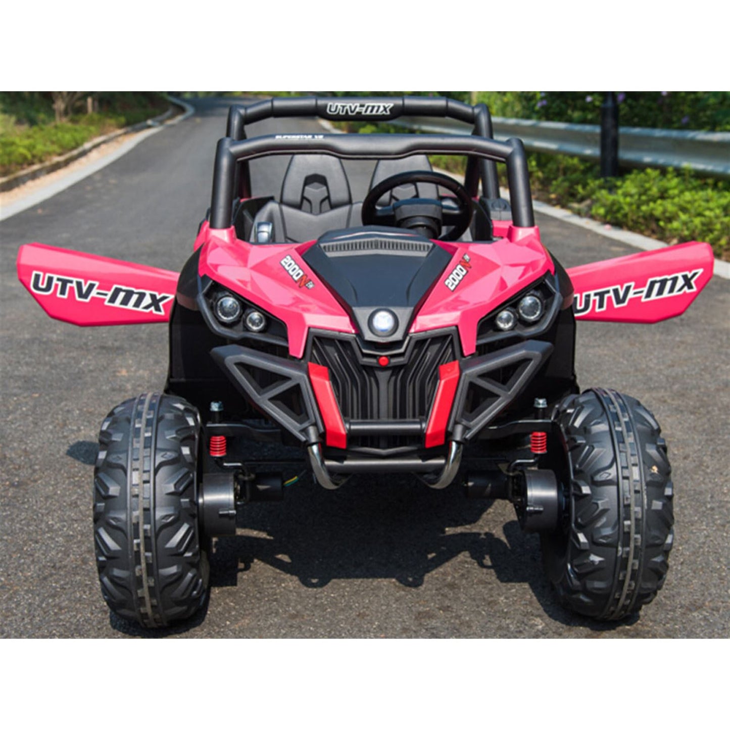 MotoTec USA Mini Moto UTV 4x4 12v - Pink (2.4ghz RC) MM-603-UTV-12V-PINK_904333