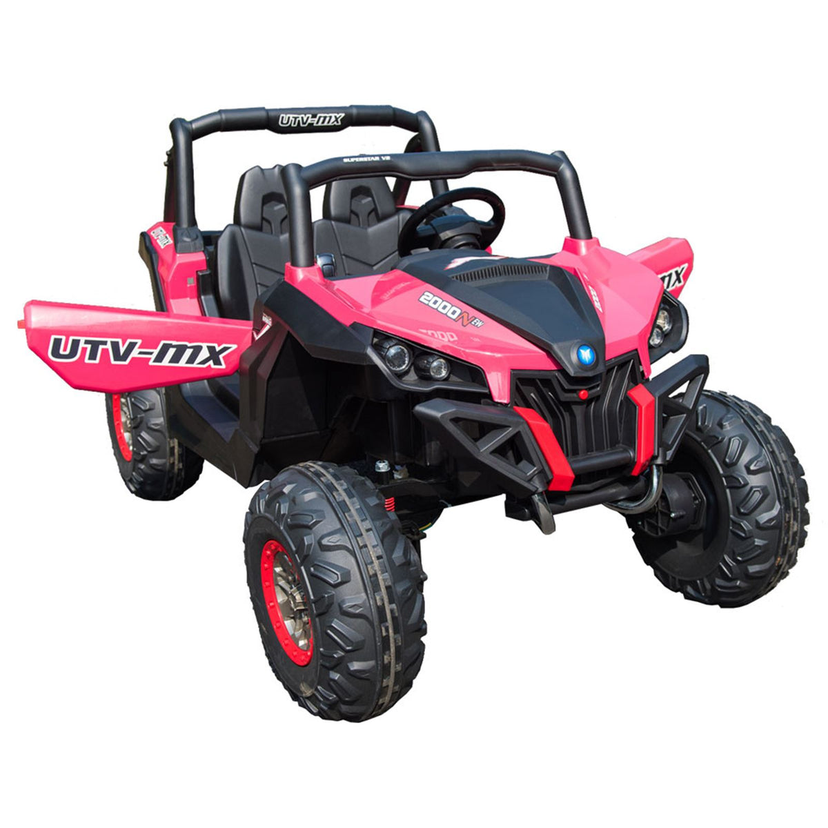 MotoTec USA Mini Moto UTV 4x4 12v - Pink (2.4ghz RC) MM-603-UTV-12V-PINK_904324