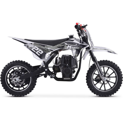 MotoTec USA Demon 40cc 4-Stroke Kids Gas Dirt Bike - White MT-DB-50CC-DEMON_WHITE_1506559