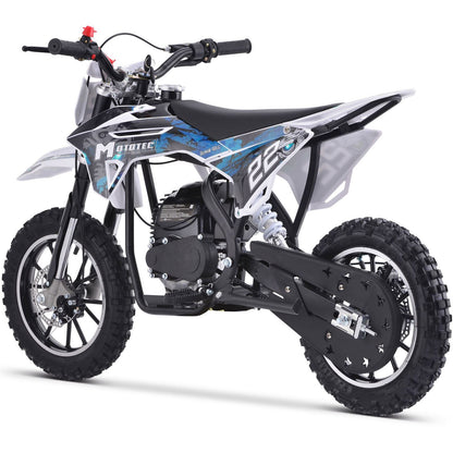 MotoTec USA Demon 40cc 4-Stroke Kids Gas Dirt Bike - Blue MT-DB-50CC-DEMON_BLUE_1506571