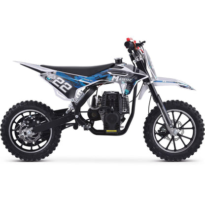 MotoTec USA Demon 40cc 4-Stroke Kids Gas Dirt Bike - Blue MT-DB-50CC-DEMON_BLUE_1506568