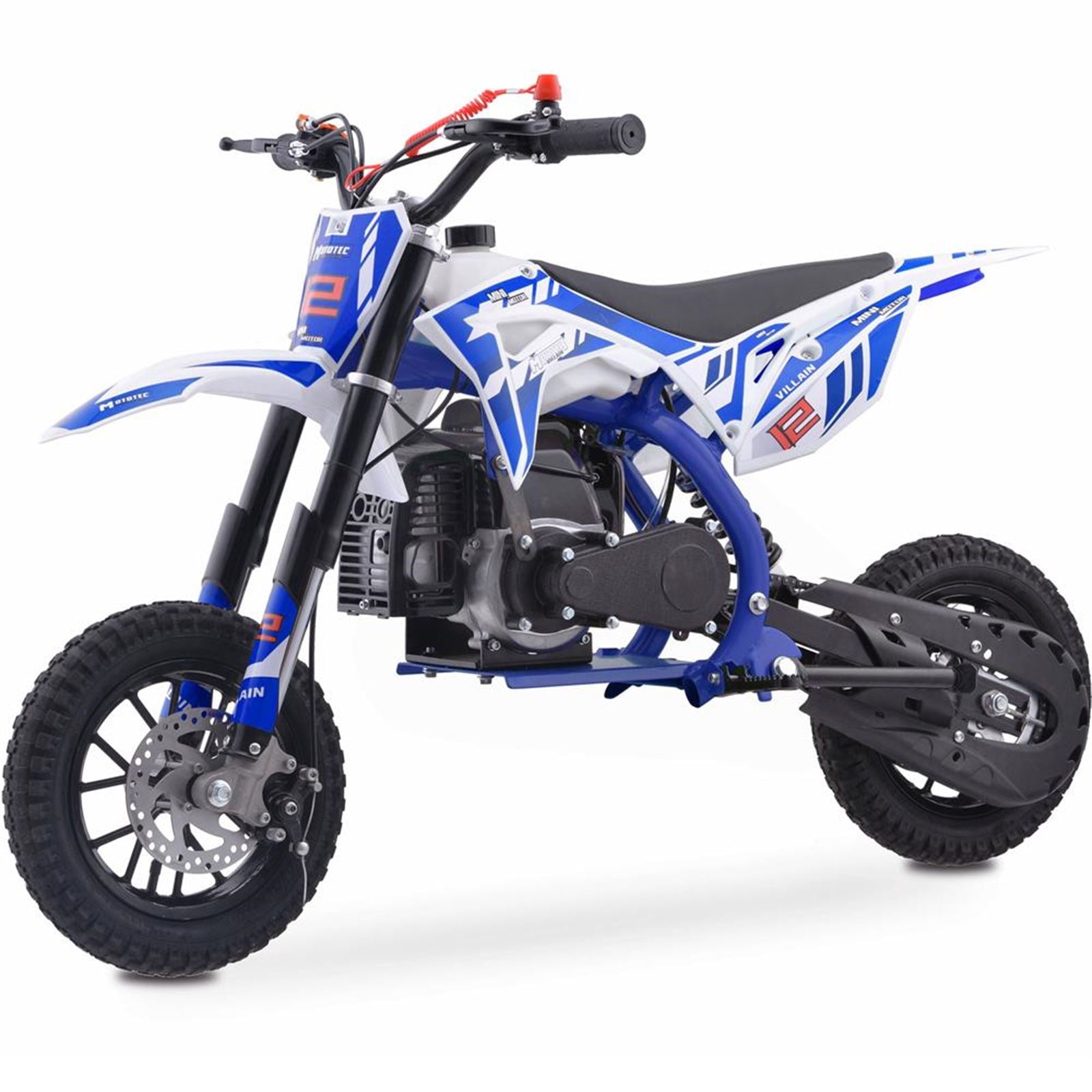 MotoTec USA Villain 52cc 2-Stroke Kids Gas Dirt Bike_908268