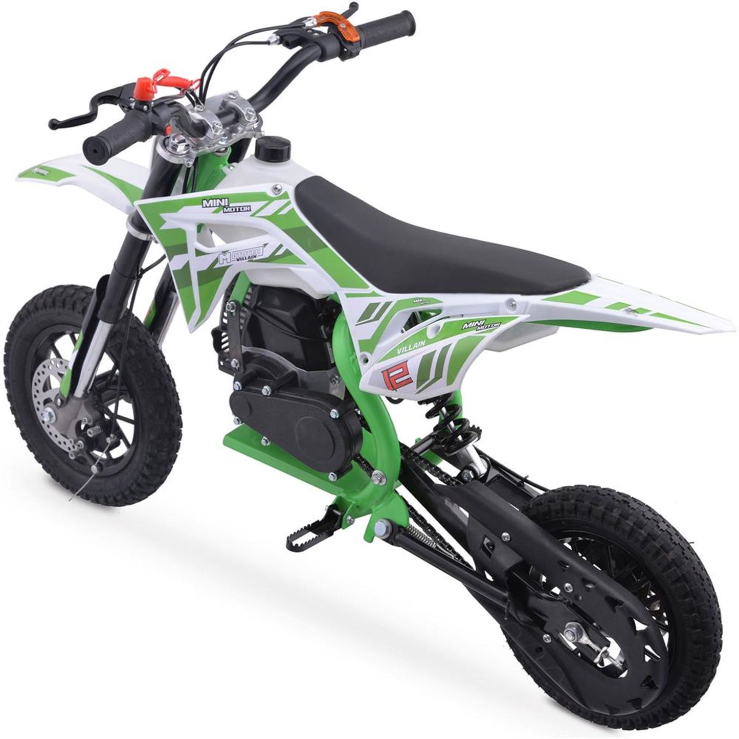 MotoTec USA Villain 52cc 2-Stroke Kids Gas Dirt Bike_908279
