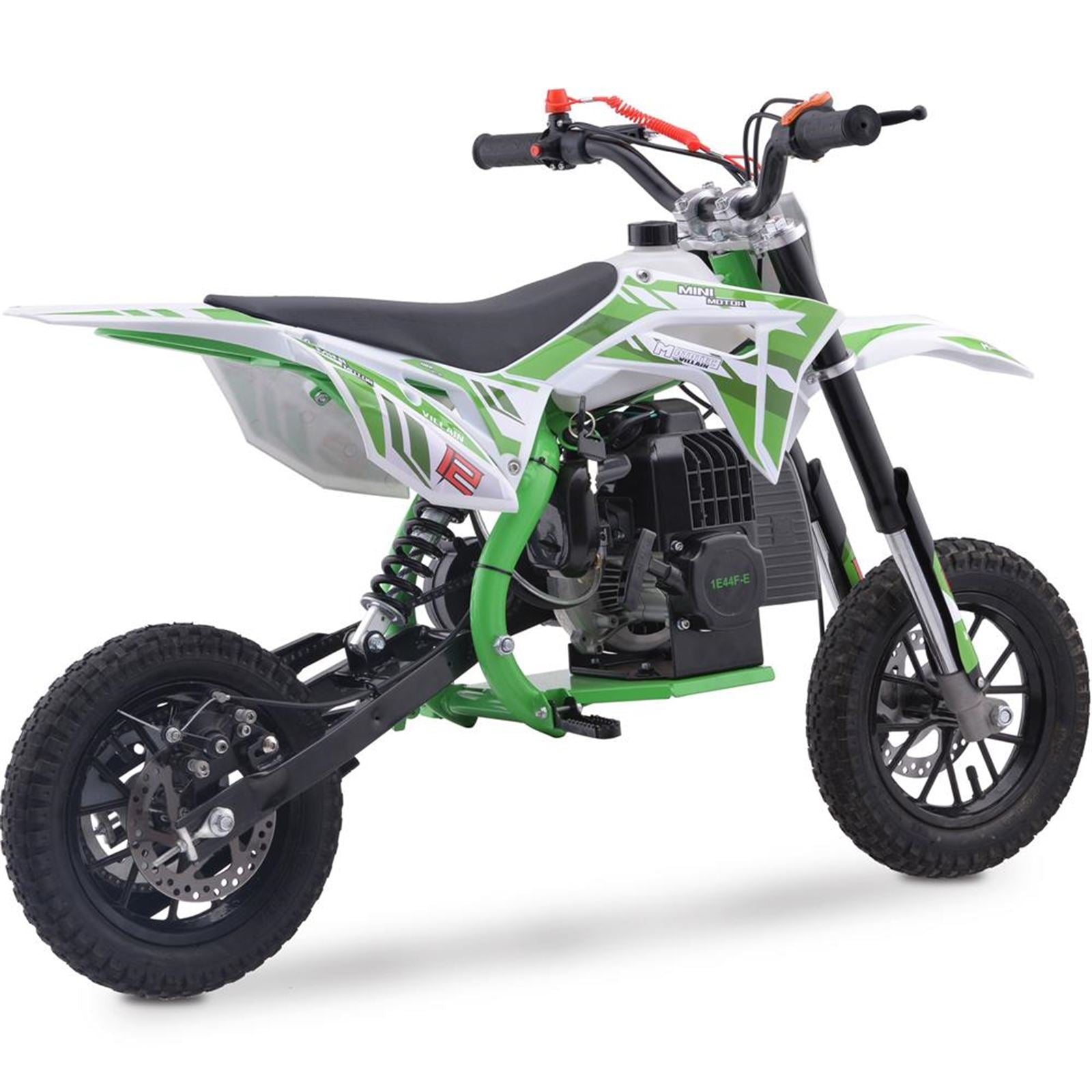 MotoTec USA Villain 52cc 2-Stroke Kids Gas Dirt Bike_908281
