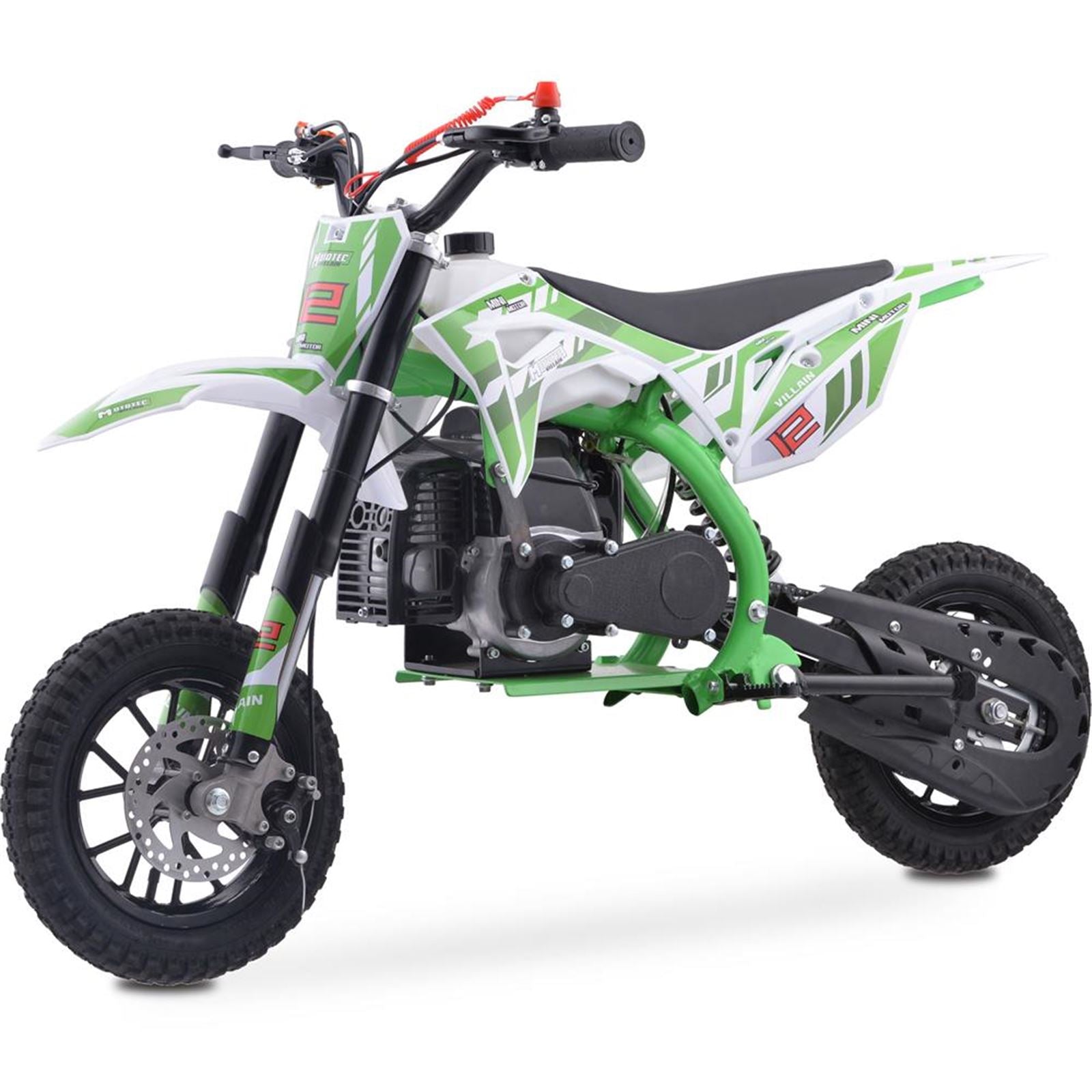 MotoTec USA Villain 52cc 2-Stroke Kids Gas Dirt Bike_908282