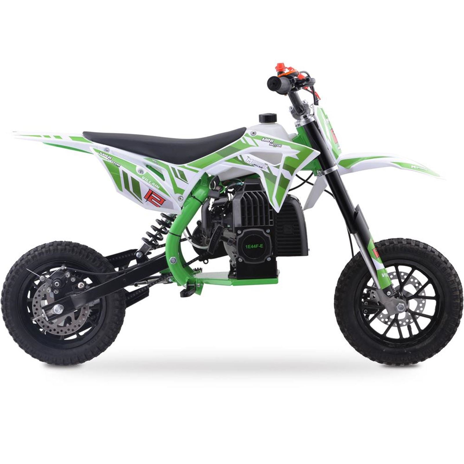 MotoTec USA Villain 52cc 2-Stroke Kids Gas Dirt Bike_908283