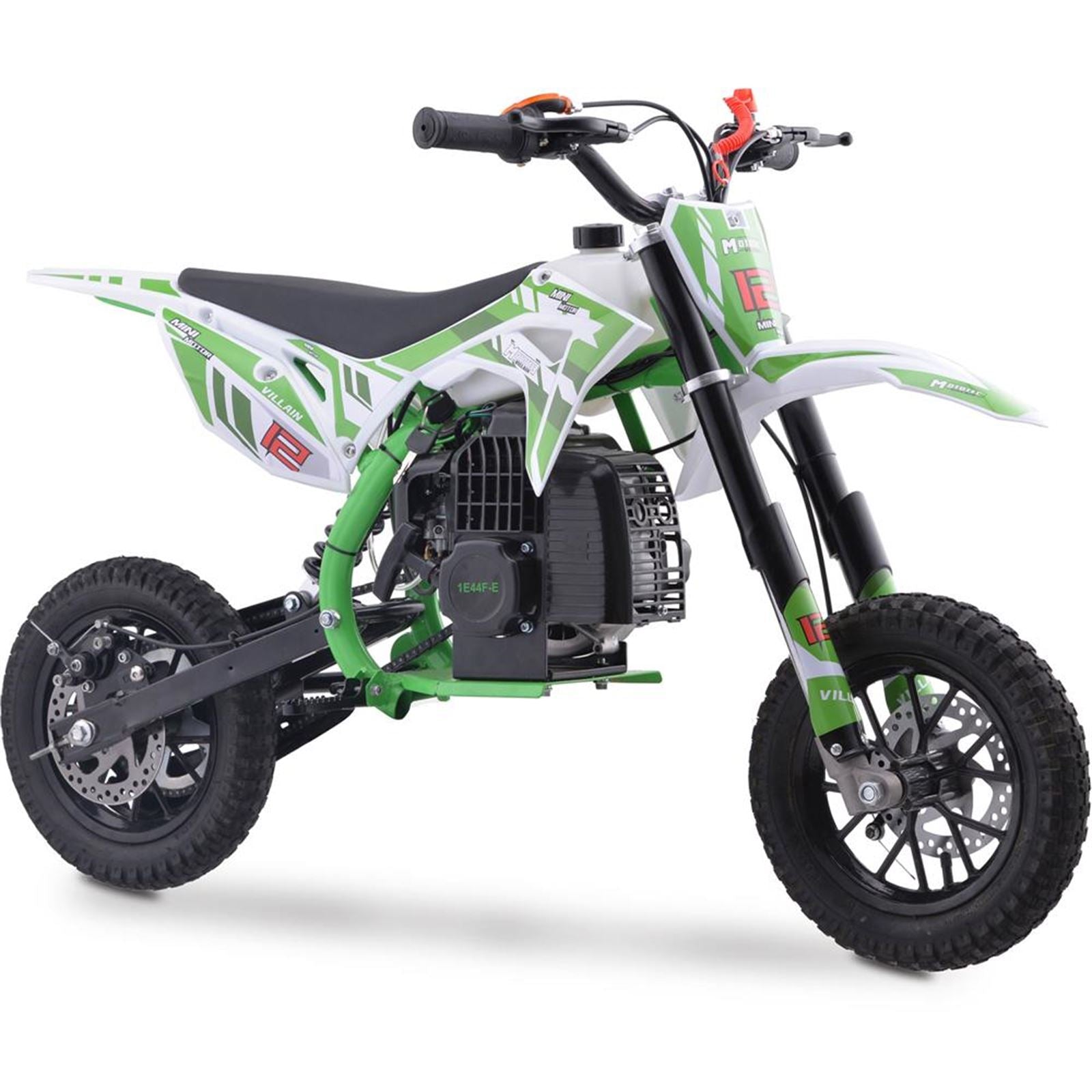MotoTec USA Villain 52cc 2-Stroke Kids Gas Dirt Bike_908284