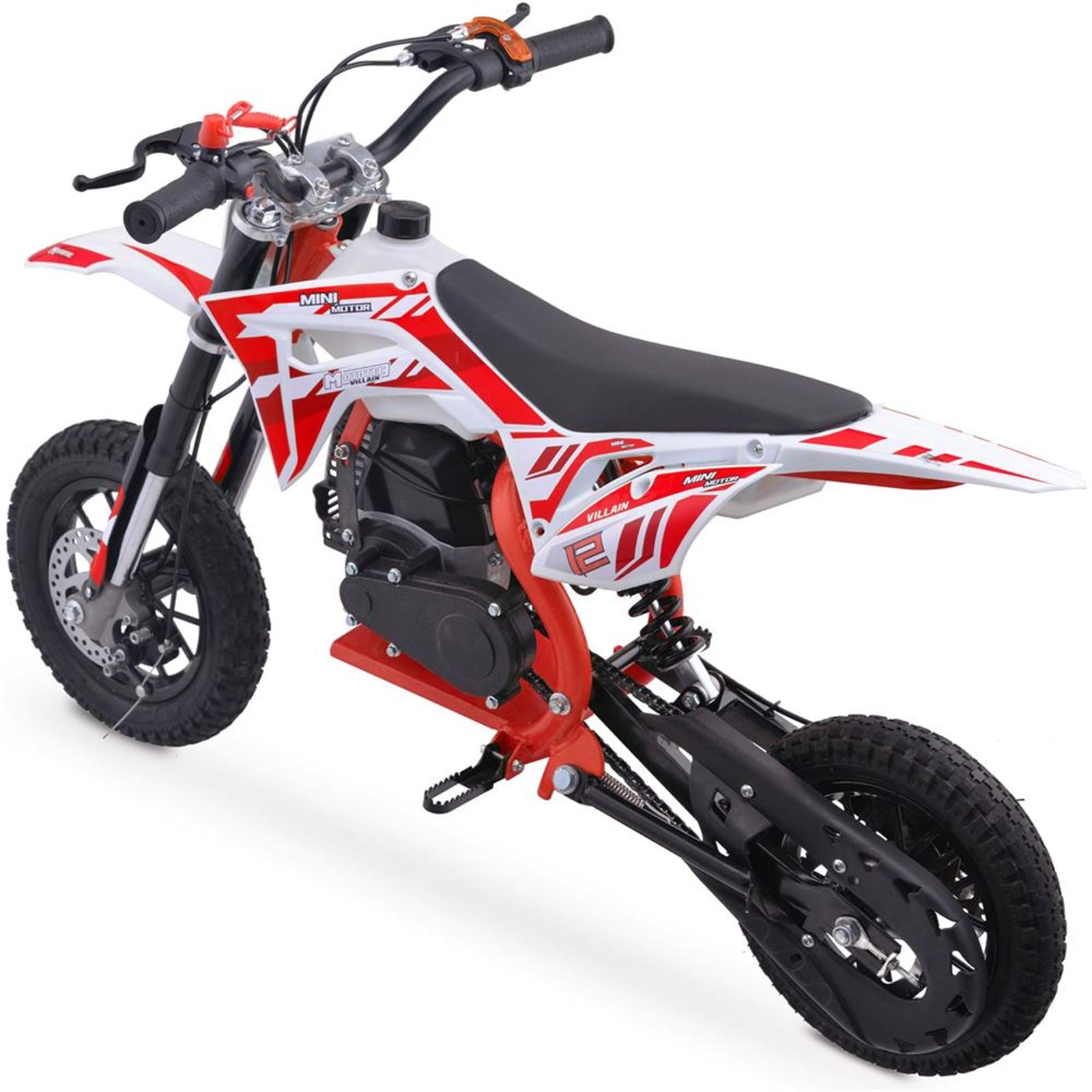 MotoTec USA Villain 52cc 2-Stroke Kids Gas Dirt Bike_908286