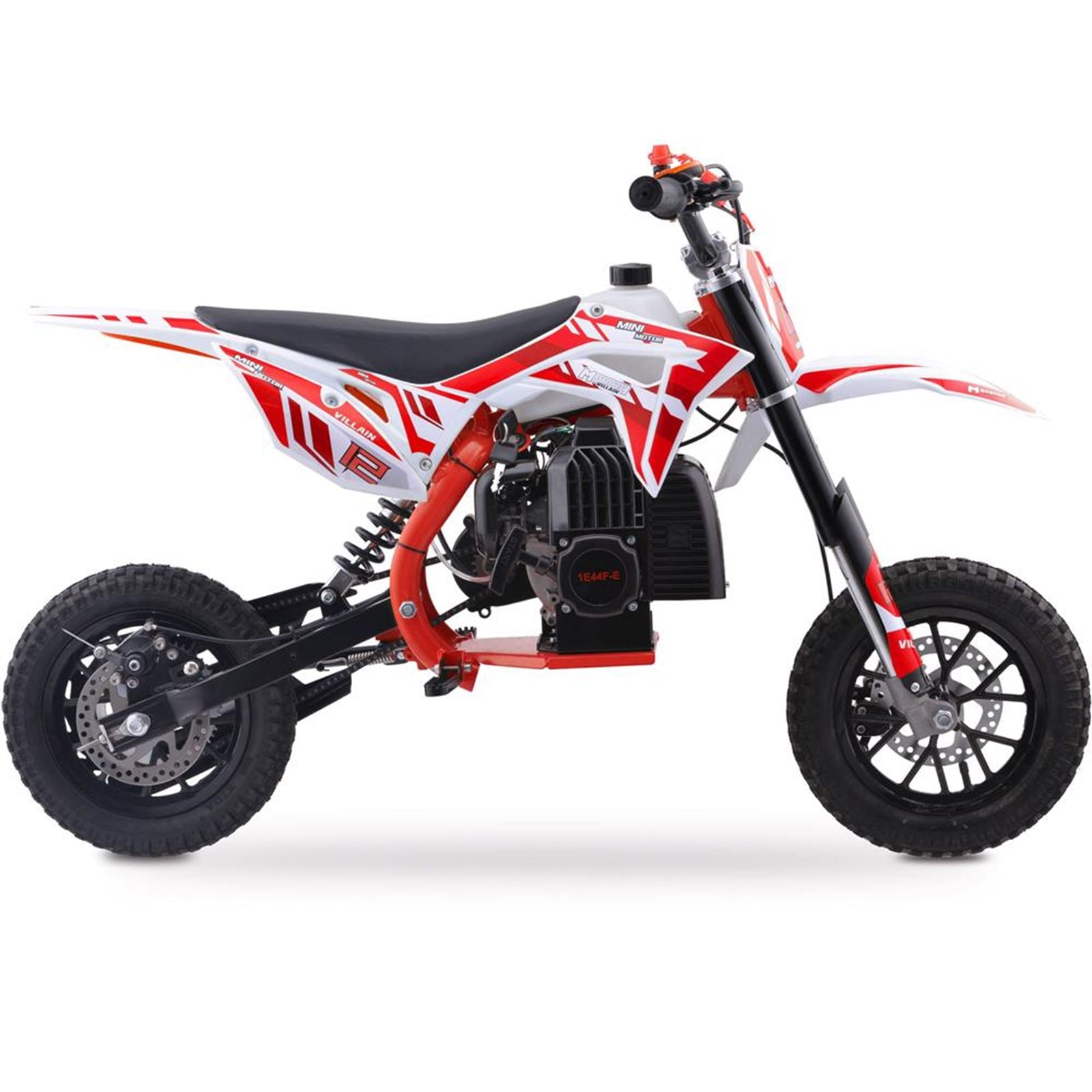 MotoTec USA Villain 52cc 2-Stroke Kids Gas Dirt Bike_908287