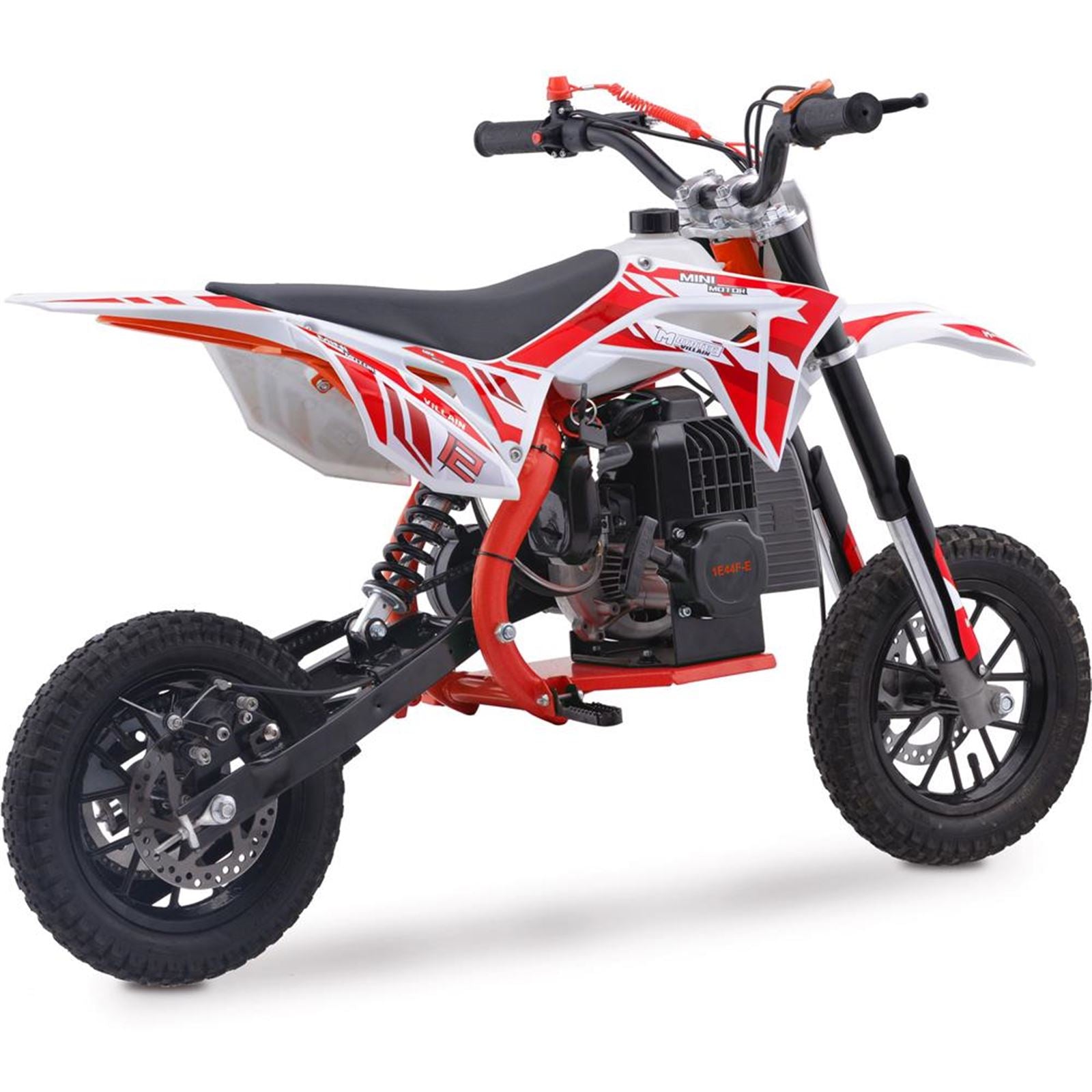 MotoTec USA Villain 52cc 2-Stroke Kids Gas Dirt Bike_908288