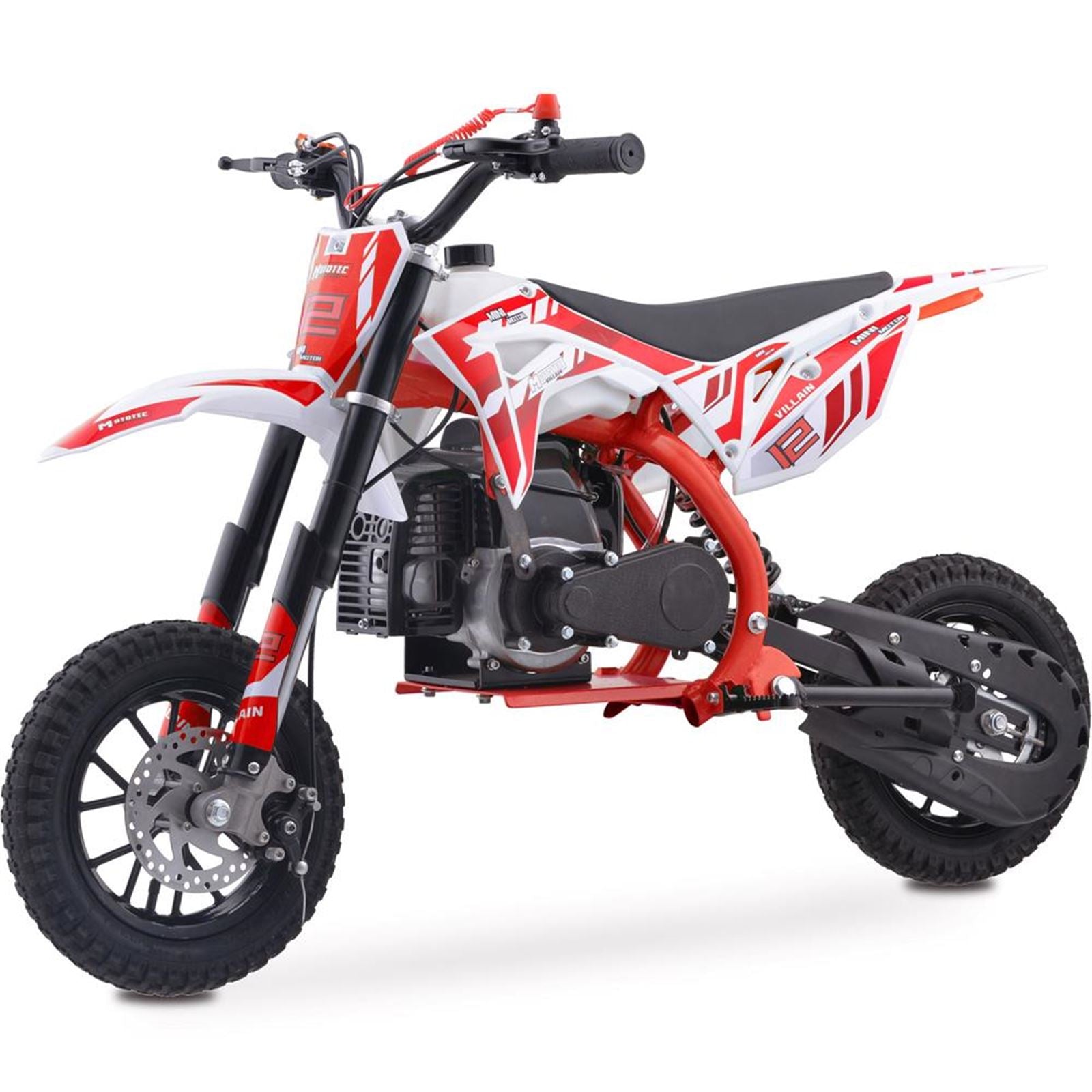 MotoTec USA Villain 52cc 2-Stroke Kids Gas Dirt Bike_908289