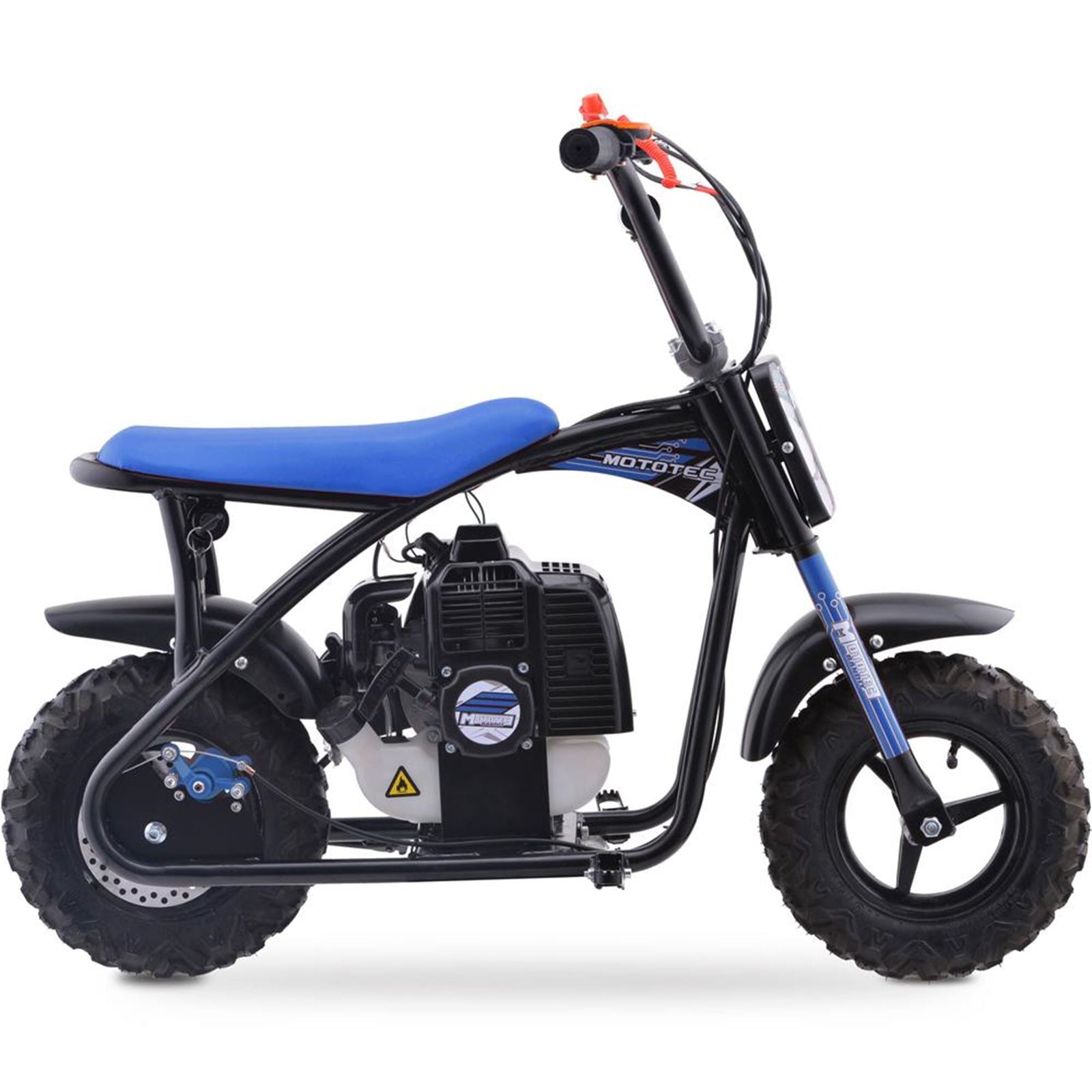 MotoTec USA Bandit 52cc 2-Stroke Kids Gas Mini Bike_909060
