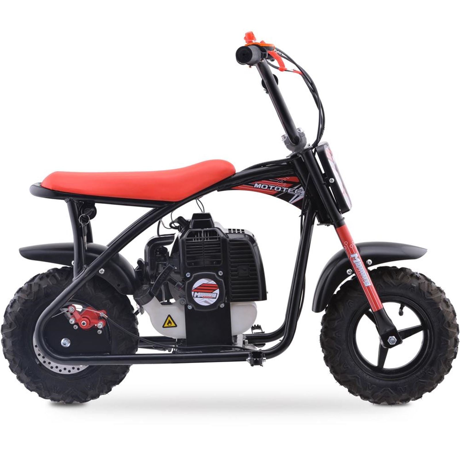 MotoTec USA Bandit 52cc 2-Stroke Kids Gas Mini Bike_909056