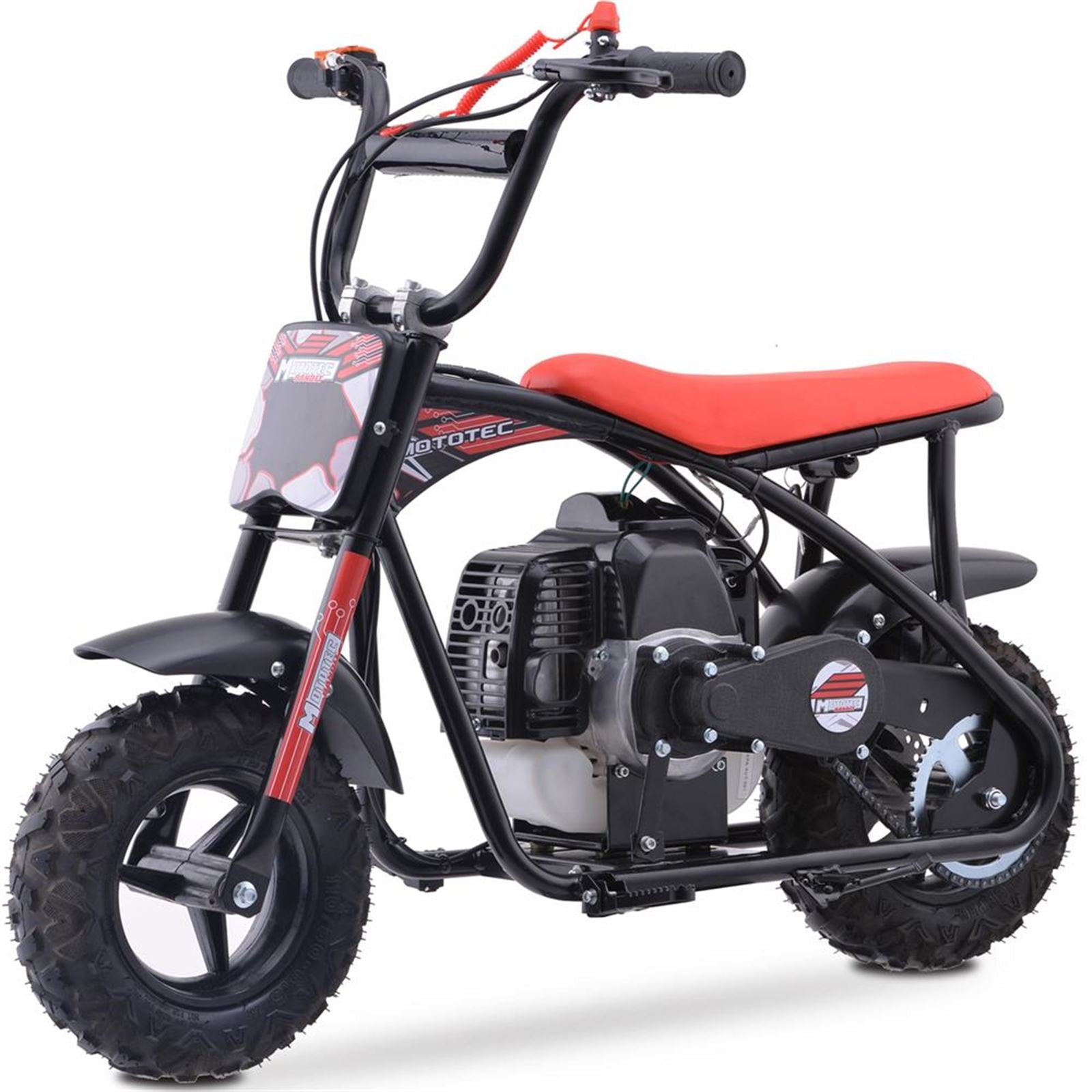 MotoTec USA Bandit 52cc 2-Stroke Kids Gas Mini Bike_909055