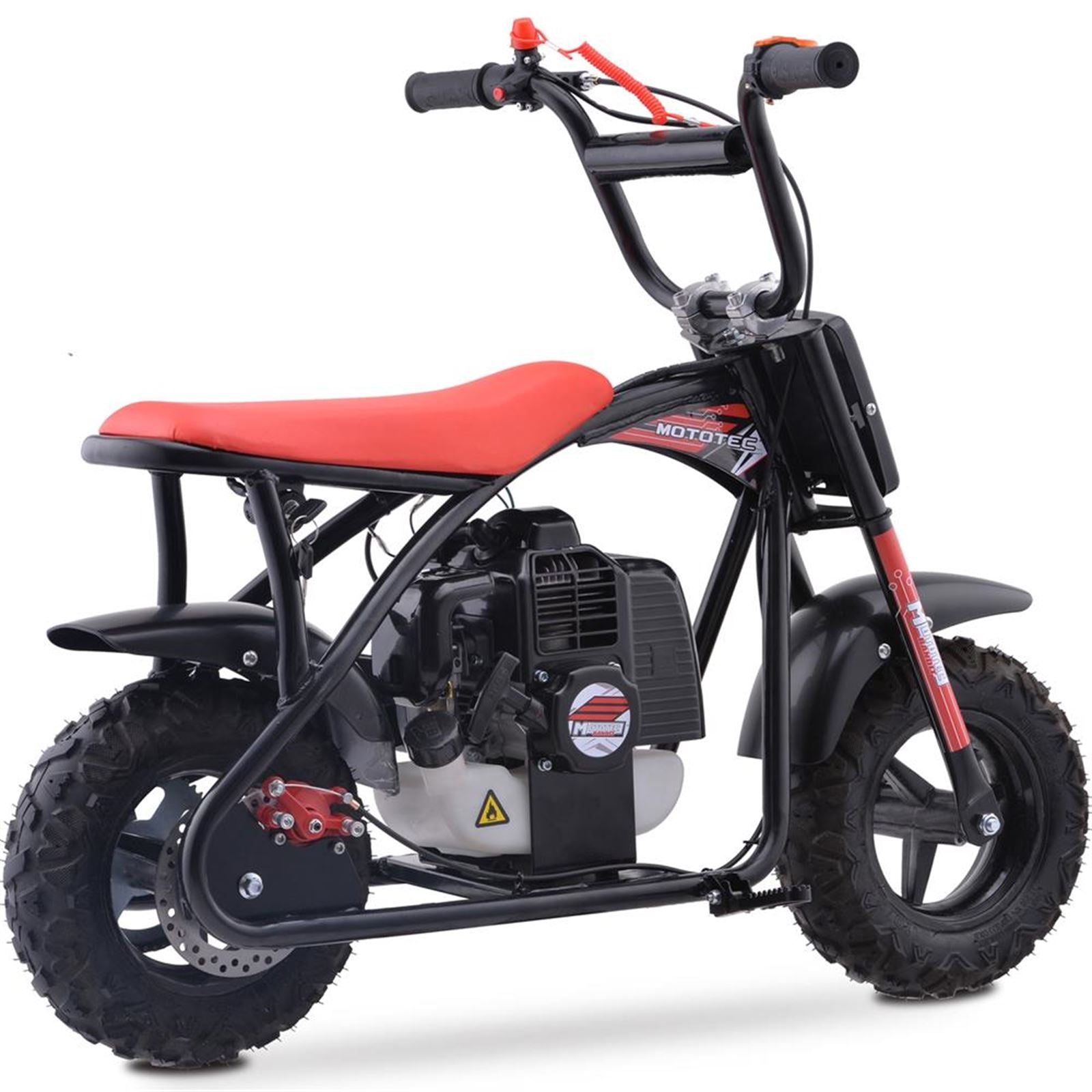 MotoTec USA Bandit 52cc 2-Stroke Kids Gas Mini Bike_909054