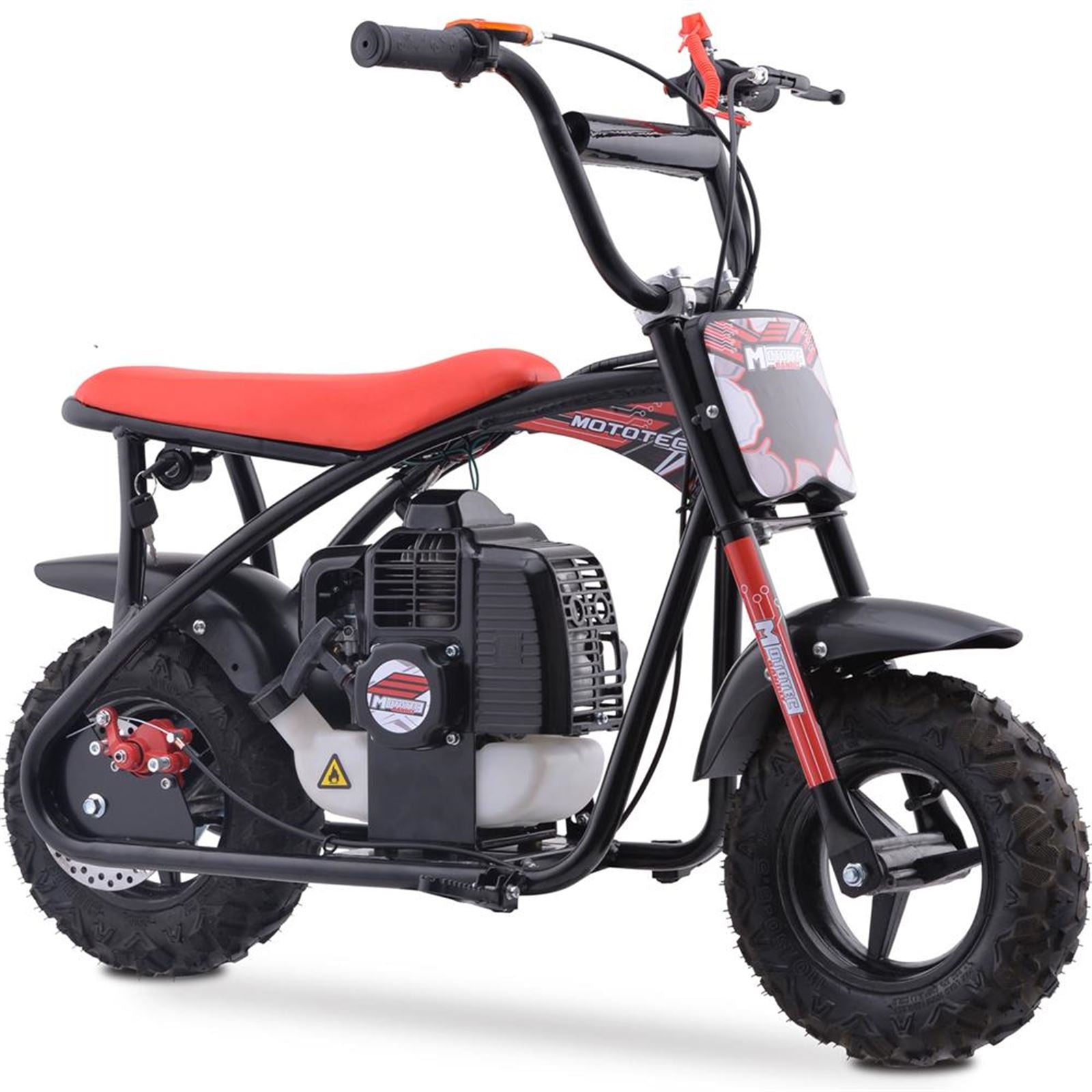 MotoTec USA Bandit 52cc 2-Stroke Kids Gas Mini Bike_909053