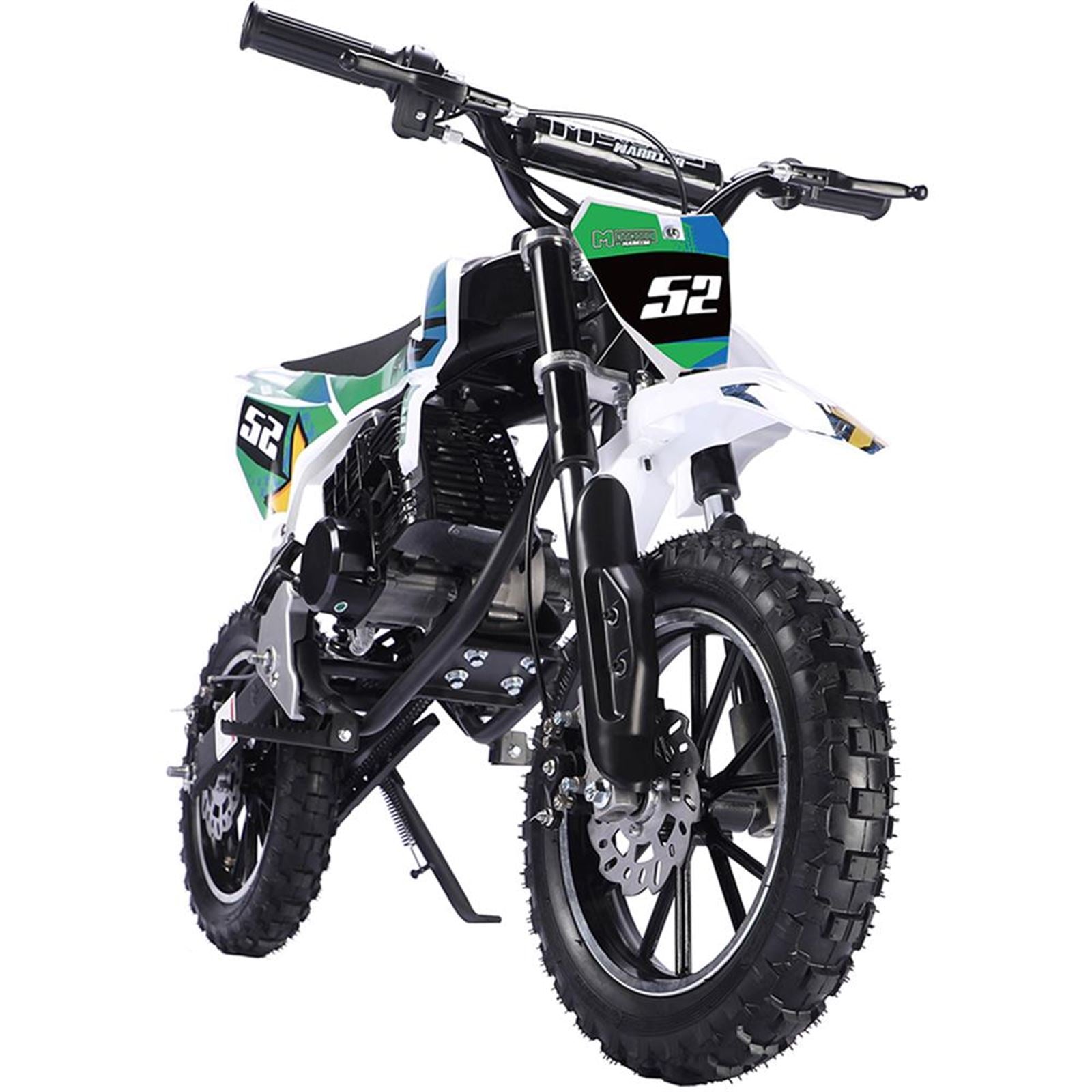 MotoTec USA Warrior 52cc 2-Stroke Kids Gas Dirt Bike_908331