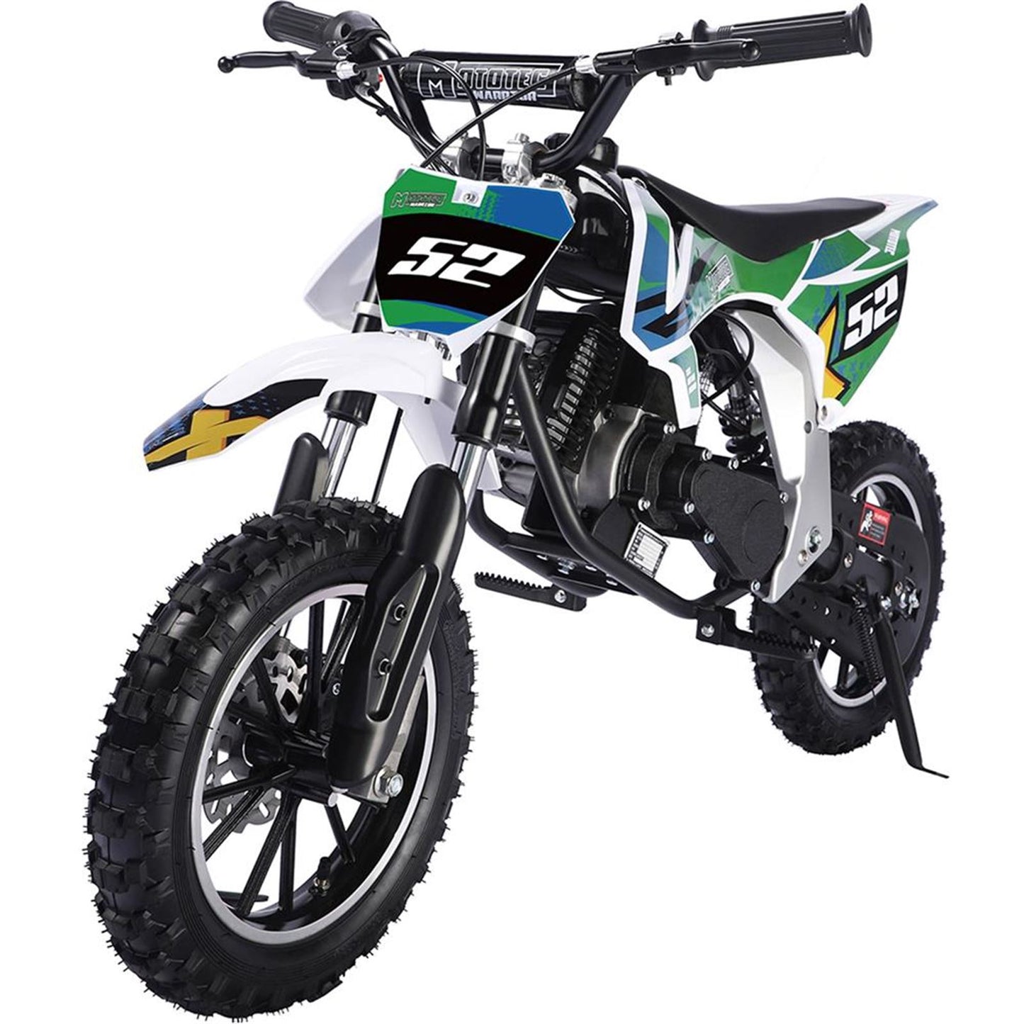 MotoTec USA Warrior 52cc 2-Stroke Kids Gas Dirt Bike_908332