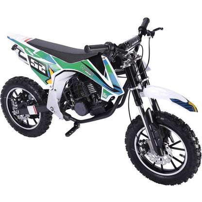 MotoTec USA Warrior 52cc 2-Stroke Kids Gas Dirt Bike_908333