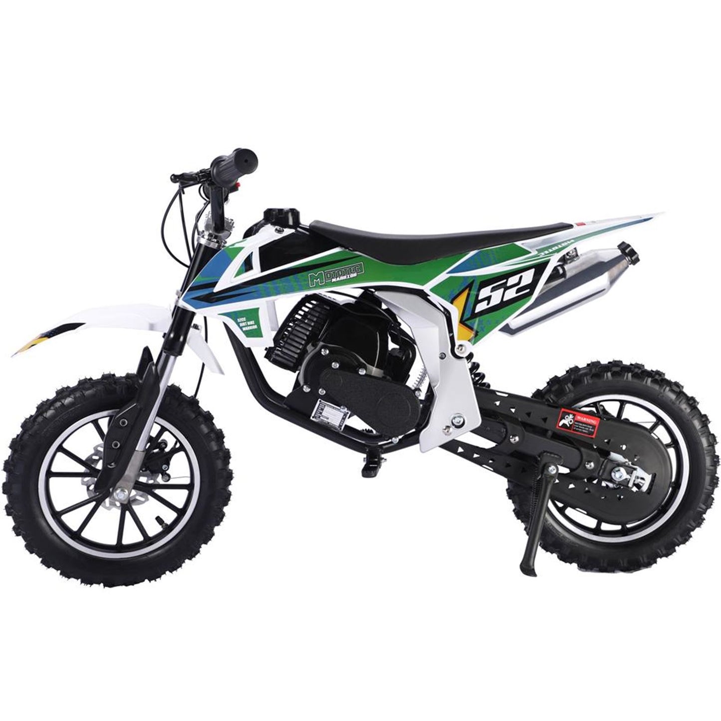 MotoTec USA Warrior 52cc 2-Stroke Kids Gas Dirt Bike_908335