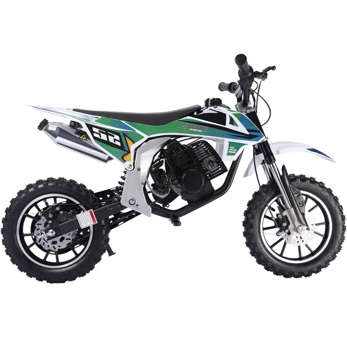 MotoTec USA Warrior 52cc 2-Stroke Kids Gas Dirt Bike_908336