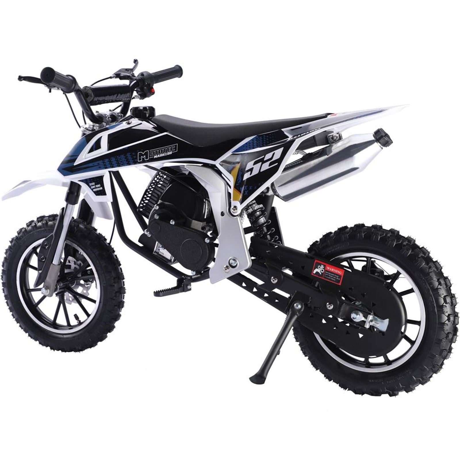 MotoTec USA Warrior 52cc 2-Stroke Kids Gas Dirt Bike_908327