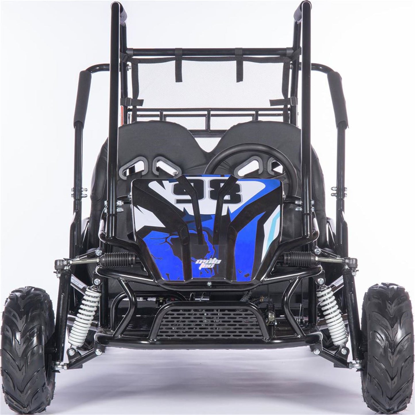 MotoTec USA Mud Monster XL 212cc 2 Seat Go Kart - Blue MT-GK-MUD-XL-212CC_BLUE_908780
