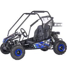 MotoTec USA Mud Monster XL 212cc 2 Seat Go Kart - Blue MT-GK-MUD-XL-212CC_BLUE_908781
