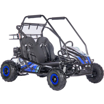 MotoTec USA Mud Monster XL 212cc 2 Seat Go Kart - Blue MT-GK-MUD-XL-212CC_BLUE_908782