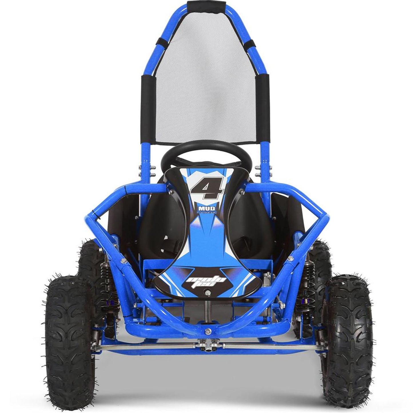 MotoTec USA Mud Monster Kids Gas Powered 98cc Go Kart_908737
